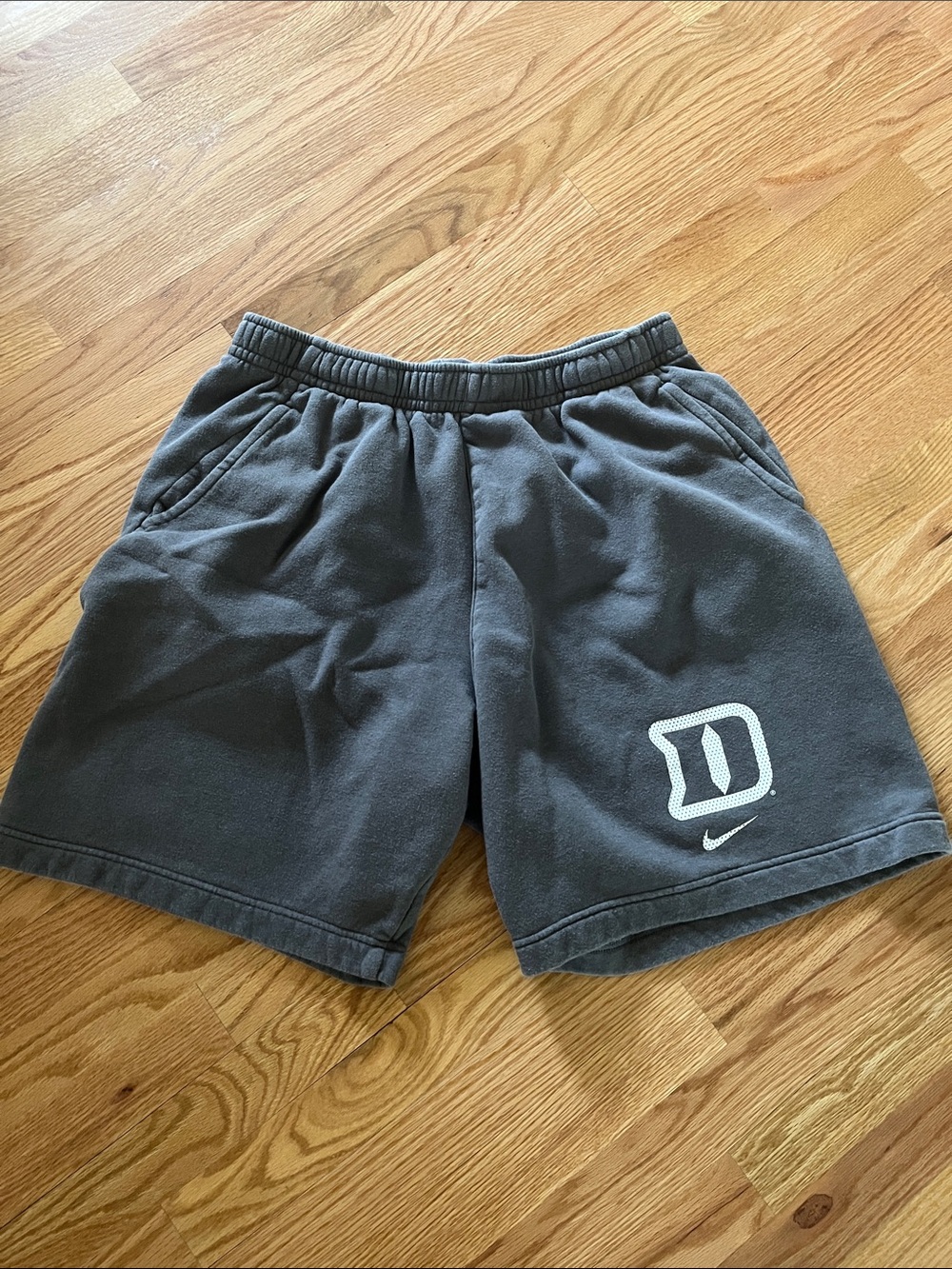 Nike Gray Duke Logo Men's Athletic Shorts